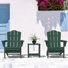 Chaise Adirondack pliante en plastique / résine Wolak