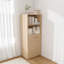 Bureau extensible - Tablettes de rangement, roulettes - Burlywood