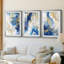 ABSTRACT Series CDXII - Impression encadrée sur mesure de qualité supérieure - 3 pièces-1460282844-1460282847