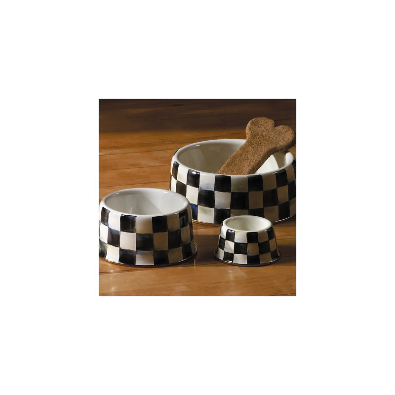 Courtly Check Pet Dish