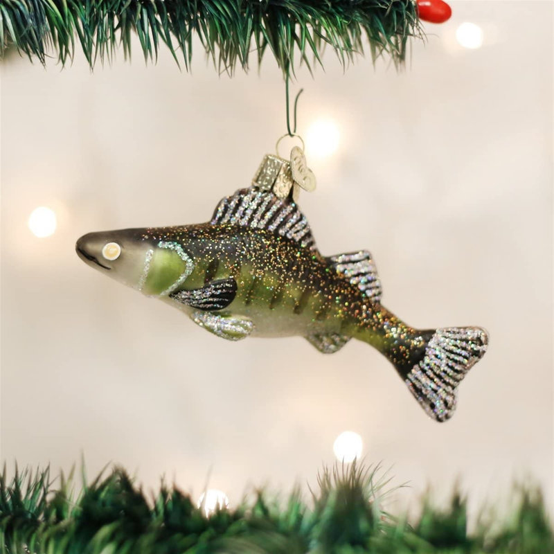 Ornement figurine suspendu walleye