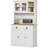 71" Tall Freestanding Kitchen Cabinet White