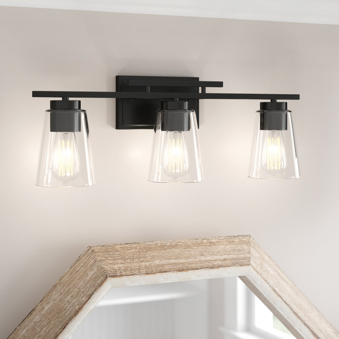 Averi 3-Light Dimmable Vanity Light Three Posts™ Finish: Black