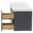 48.5" Wall-Mounted Single Bathroom Vanity With Cultured Marble Top-372580543