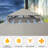 10 pi. L 10 pi. D Pavillon de jardin en acier avec filet (installation rapide)-61292555