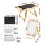 Table sensorielle pour tout-petits, table d'activités pour enfants en bois et chevalet d'art avec planche réversible à double face, bacs de rangement, pour garçons et filles jouant au sable et à l'eau, dessinant, étudiant, salle à manger