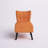 Dechane 22.5" Modern & Contemporary Accent Chair with Velvet Fabric Upholstery, Button-Tufted Back, Foam Over Pocket Coils-402776194