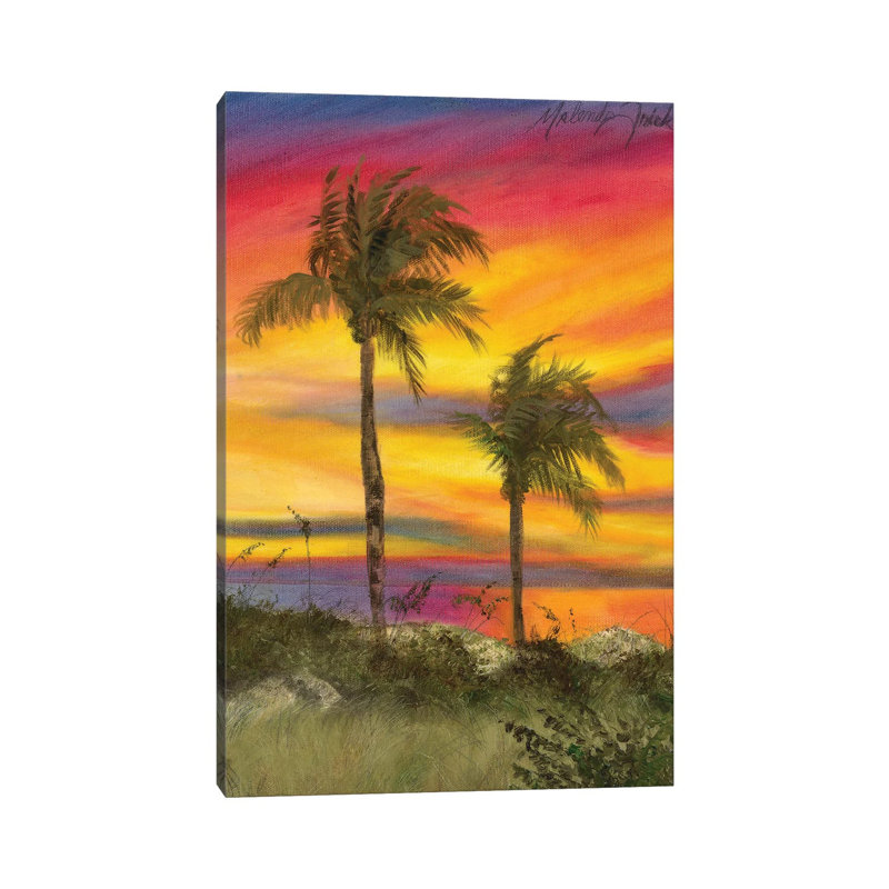 Tiger Tail Sunset - Print, 101.6 cm H x 66.04 cm W x 1.91 cm D, Canvas
