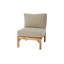 Huntington Teak Outdoor Armless Club Chair-210587386