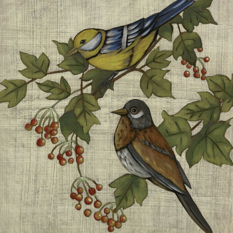 «Hanover Birds I» par Chariklia Zarris, impression sur toile tendue, H 36 po x l 36 po x P 1,25 po