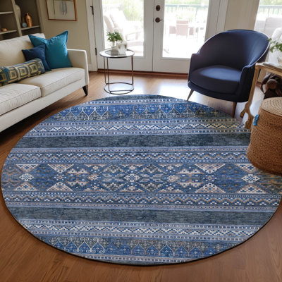 Tapis intérieur / extérieur Neilly avec envers antidérapant