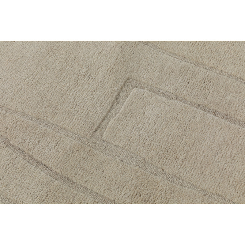 Lira Hand Tufted Wool Flurry Rug, Rectangle 3' x 5'