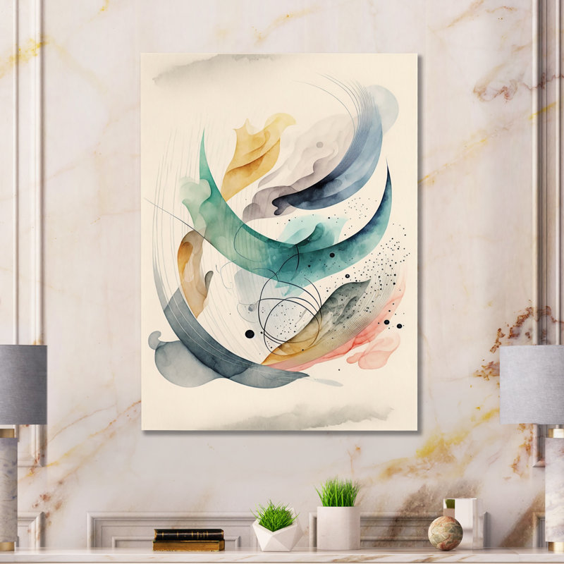 Diamonta Modern Abstract Wall Decor on Metal, 40" H x 30" W x 1" D