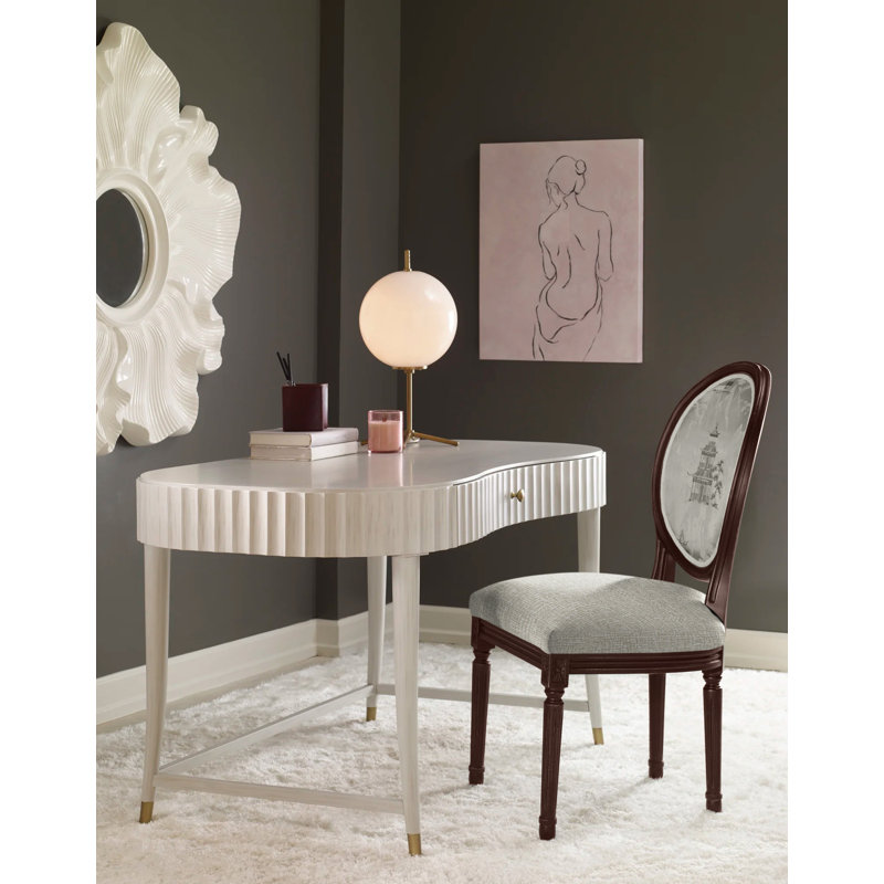 Chaise d'appoint Helena, Albâtre 3157, Espresso