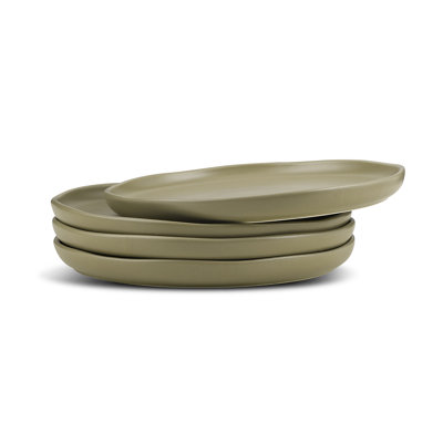 Stone Lain Tom 4-Piece Salad Plate Set Stoneware