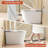Smart Toilet With Auto Open/close Lid - Ada Height Heated Seat, Warm Water Bidet, Dryer, Foam Shield, Night Light, Dual Auto Flush, Foot Sensor, Modern Elongated One-piece Toilet For Bathrooms