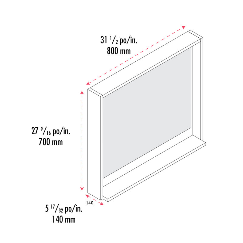 Miroir de salle de bain Vernase