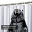 Rideau de douche avec 12 crochets Minimal Bear-2065245772