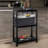 MantraRaj 4 Tier Heavy Duty Black Storage Shelving Unit Garage Storage Shelf Racking Shelving Unit