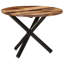 Table de salle à manger 39,4 po x 39,4 po x 29,5 po en bois d'acacia avec finition miel