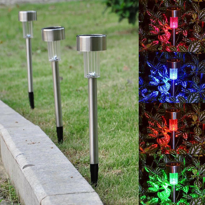 Ensemble de lumières de chemin à DEL intégrées à énergie solaire à basse tension Oui