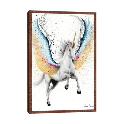 Whimsical Unicorn by Ashvin Harrison - Print on Canvas