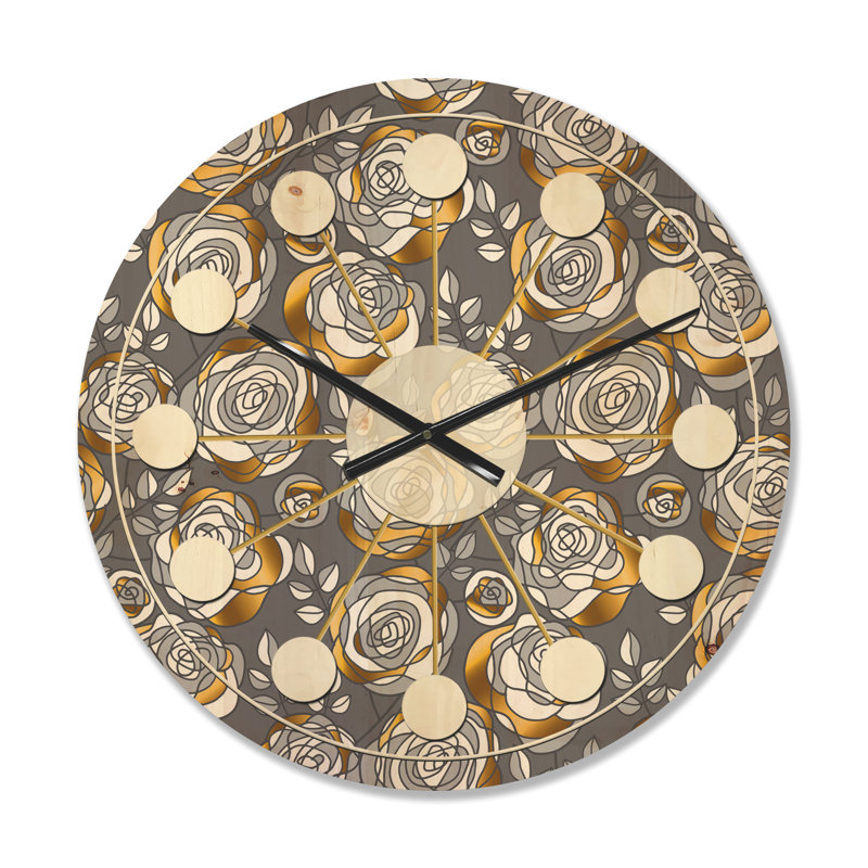 Horloge murale Mid-Century, Petit