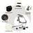 13.1" Plug-in Integrated 5000 Lumen LED Work Light with USB, 50-Watt