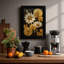 Modernist Bloom Art Deco - Framed Print-724348308-724348310