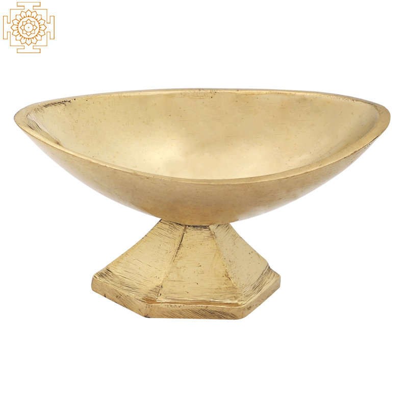 Pied de lampe moderne en laiton Diya