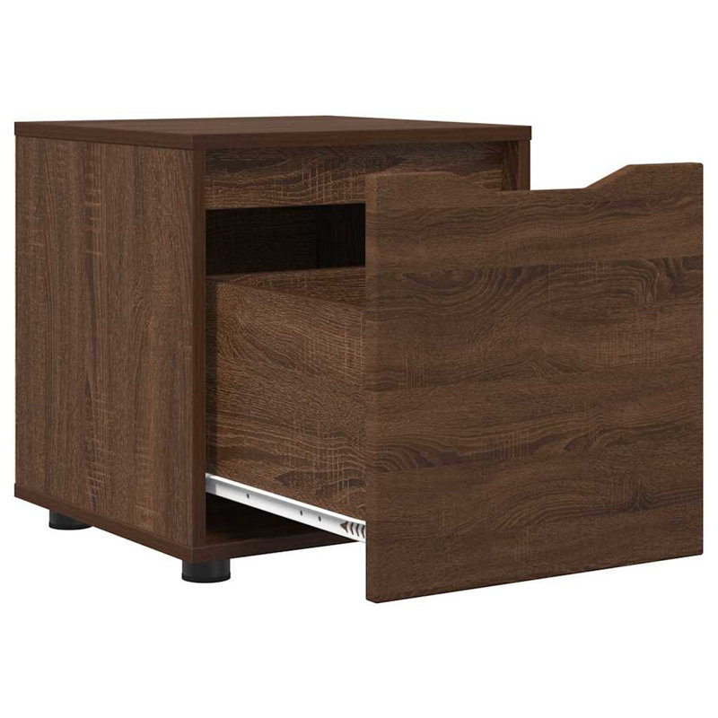 Bathroom Cabinet, Brown Oak