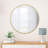 Modern Wall Mirror, 48 Inch Oversized Big Size Circular Mirror, Metal Framed Mirror-1142094671