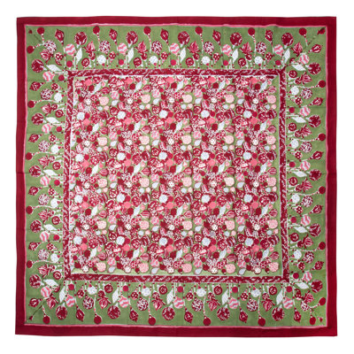 Ornaments Handmade Floral Tablecloth