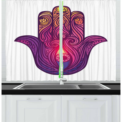 Pointed Kitchen Curtain