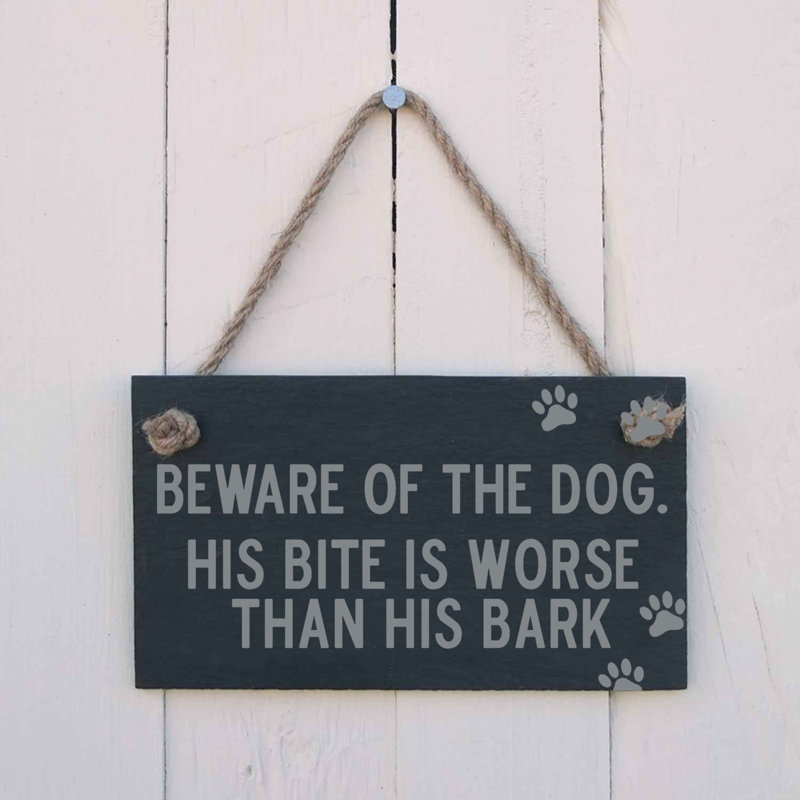 Beware of the Dog Sign