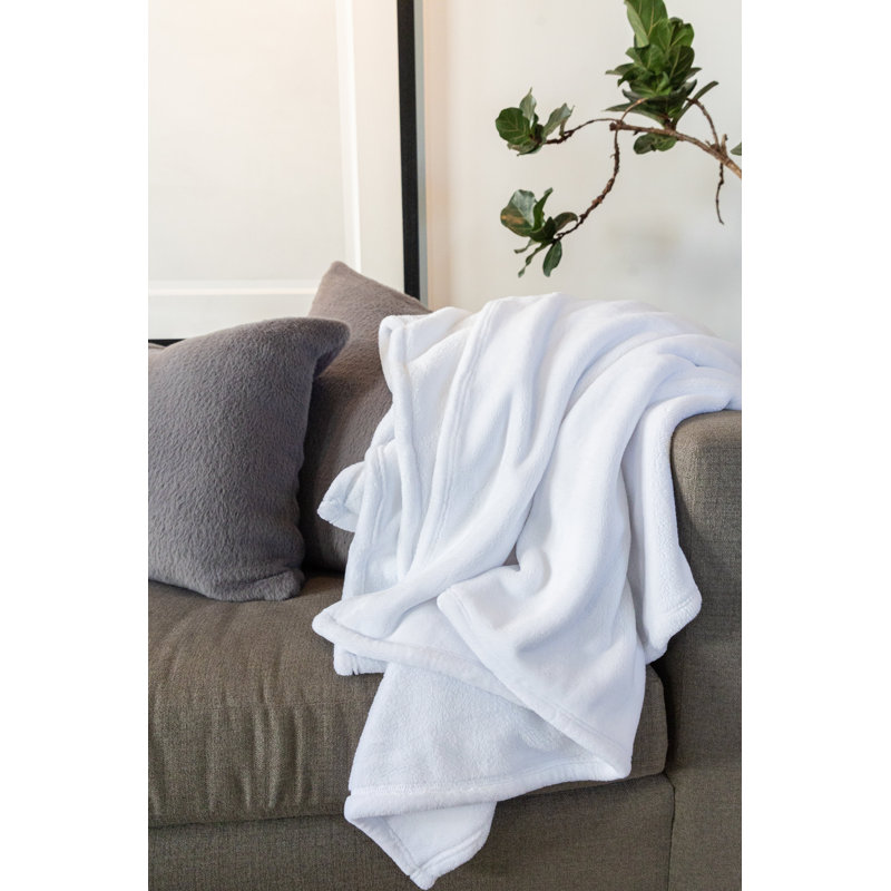 Couverture nuage, L 70 po x l 50 po, Blanc