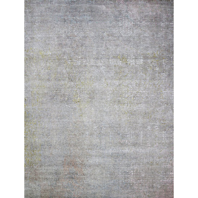 Tapis rectangulaire noué à la main