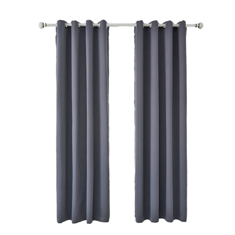 Kbndieu High-precision Curtains Fabric Heat-insulating Curtains Scandinavian Style Curtains Border Colour Curtains, E