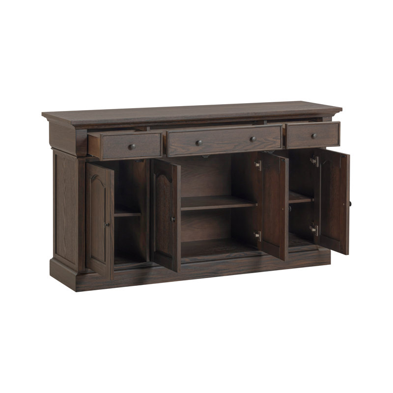 Emerson Dark Brown Wood Sideboard