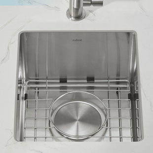 Modena Undermount Bar and RV Sink, 16-Gauge Stainless Steel (13 x 15)