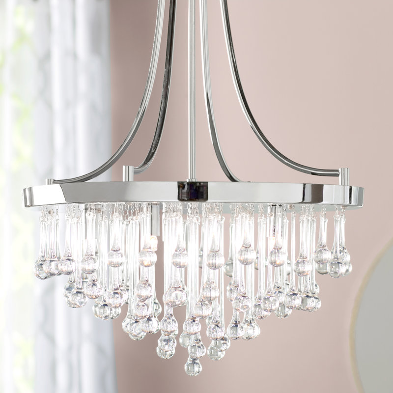 Aidan 5 - Light Dimmable Tiered Chandelier