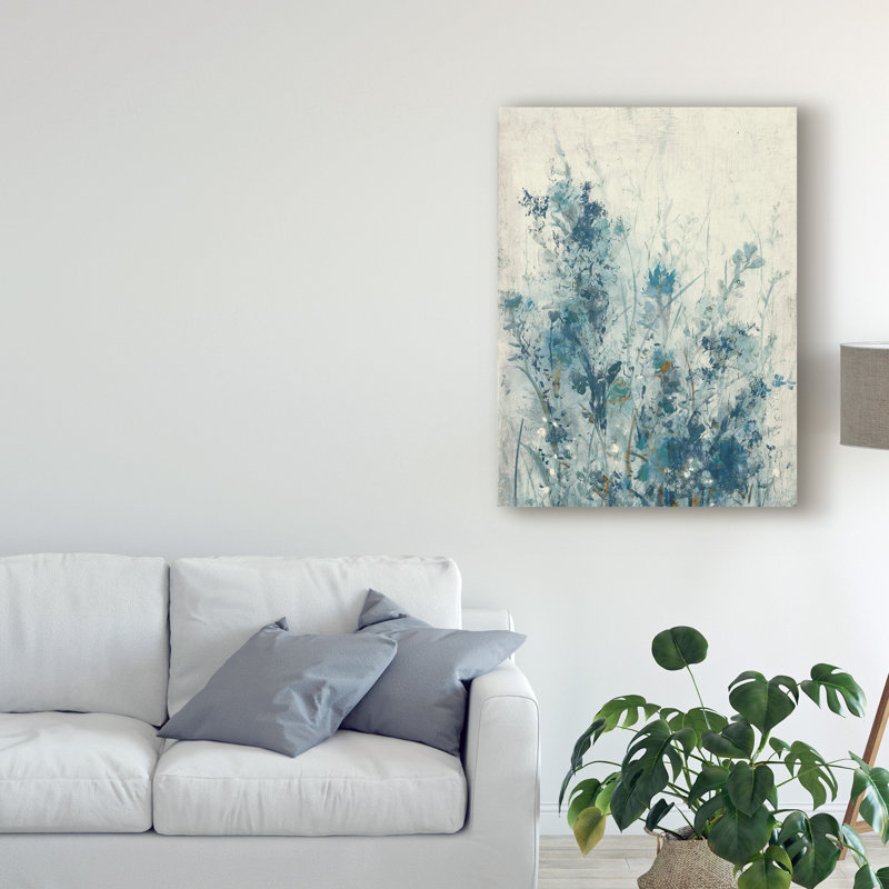 «Blue Spring I» par Timothy O 'Toole - reproduction d'art sur toile, H 19 po x l 14 po x P 2 po