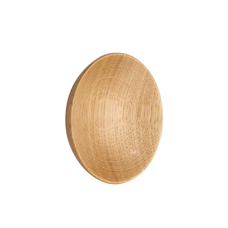Oversized 2 1/2" Diameter Round Knob, Oak