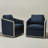 Holl Two Pieces 30" Wide Performance Fabric Upholstered Swivel Chair, No Assembly Required-1864418306