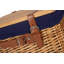 Wicker Lined Gift or Storage Hamper Basket with Lid-282393380-282393389