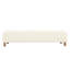 Repose-pieds confortable, blanc