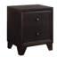 La table de chevet transitionnelle 2 - pour un accès pratique à la chambre à coucher, la commode offre un grand espace de rangement