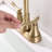 Centerset 2-handle Bathroom Faucet with Drain Assembly-80014458