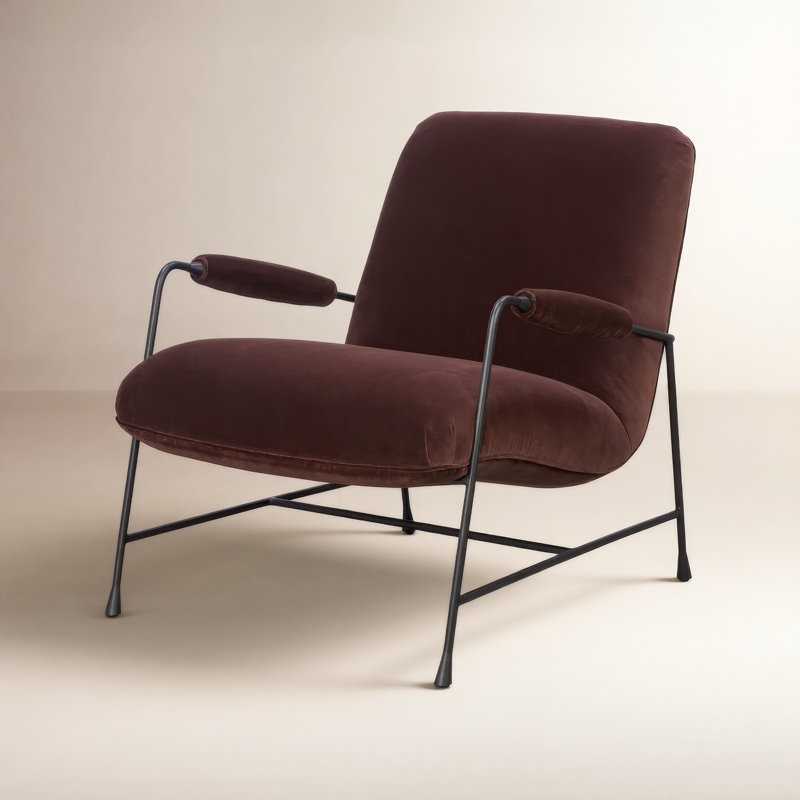 Ansonia Ashburn Chair-Crete Putty, Surrey Plum