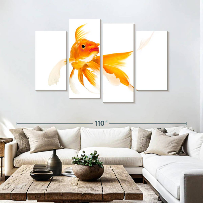 Brampt Goldfish, 54" H x 84" W